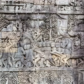 41749405-old-khmer-art-carvings-bas-relief-on-the-wall-in-angkor-wat-temple-siem-reap-town-cambodia-historic-